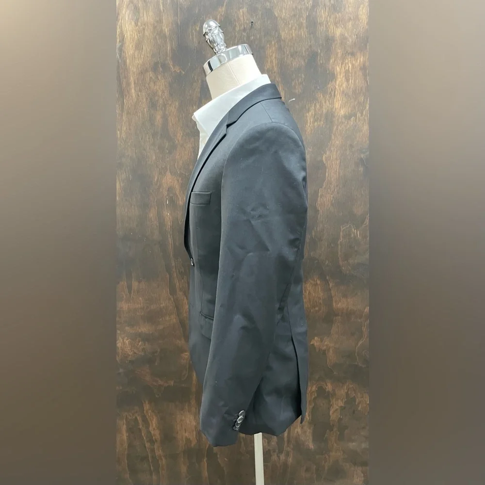 HUGO BOSS The Grand/Central Virgin Wool Suit Jacket‎ in Black Size 36 R